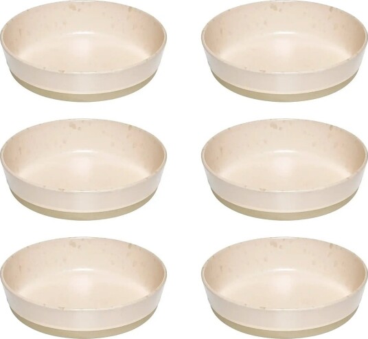 Aida Raw Nordic Nude Soup Plate 6 Stk D19,4 X H4,5 Beige ONE SIZE Aida Raw Nordic Nude Soup Plate 6 Stk D19,4 X H4,5 Beige ONE SIZE