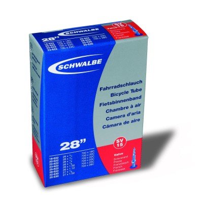 Schwalbe 15 Sv, 18/28-622mm Presta Slange Schwalbe 15 Sv, 18/28-622mm Presta Slange
