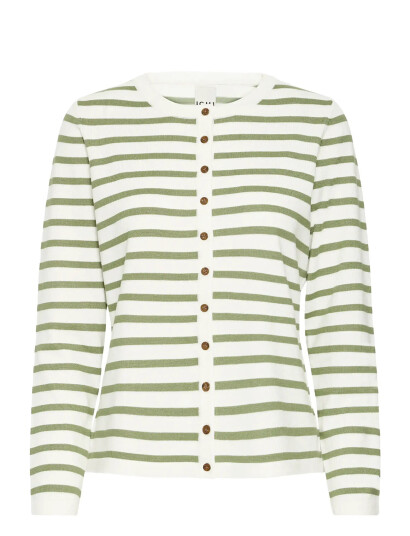ICHI Ihluls O Neck Ca   Green   XS
