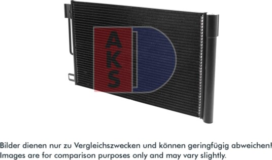 Kondensator, klimaanlegg AKS DASIS 152031N Kondensator, klimaanlegg AKS DASIS 152031N