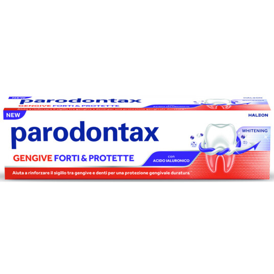 Parodontax Whitening Tannkrem Strong & Protected Gums Hyaluronic 75 ml Parodontax Whitening Tannkrem Strong & Protected Gums Hyaluronic 75 ml