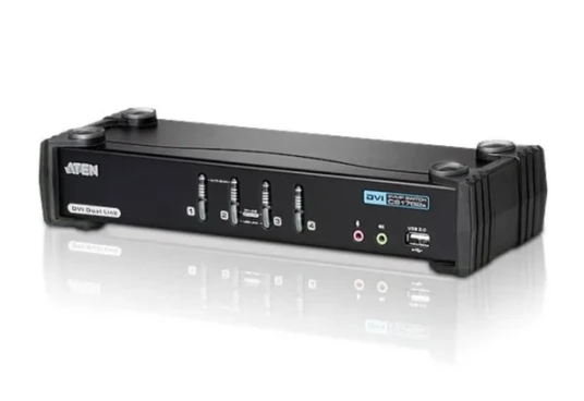 Aten Cubiq Cs1784a - Kvm / Lyd / Usb-Svitsj - 4 X Kvm/Lyd - 1 Lokalbruker - Stasjonær