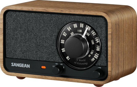 Sangean WR 8 Bluetooth Radio FM/AM Valnøtt Sangean WR 8 Bluetooth Radio FM/AM Valnøtt