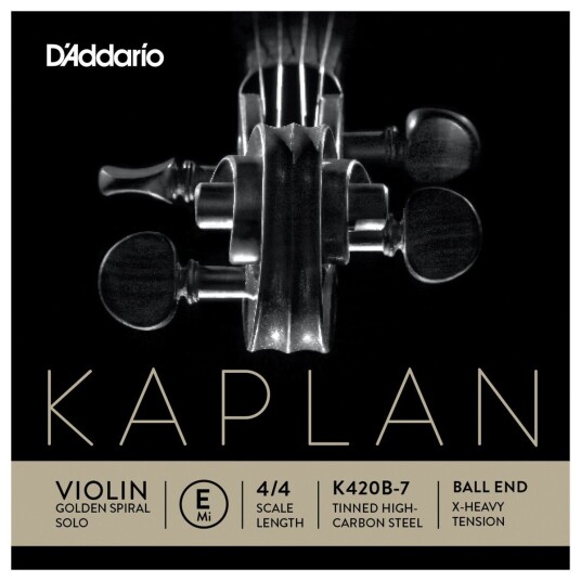 DAddario Kaplan Golden Spiral Solo Violin E String Ball Ex. Heavy DAddario Kaplan Golden Spiral Solo Violin E String Ball Ex. Heavy