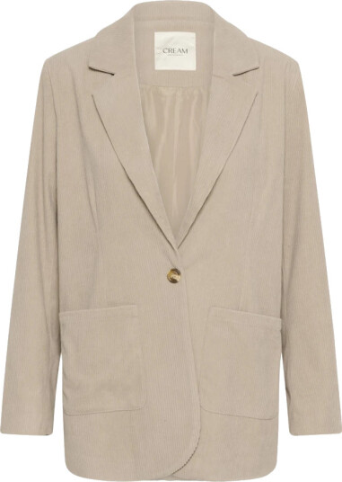 Cream Crkanna Corduroy Blazer - Beige - 36