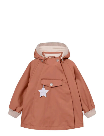 MINI A TURE Matwai Fleece Lined Jacket. Grs Orange 3Y/98