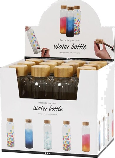 Vannflaske Creativ Company 22x6,7 cm 500 ml 12 stk
