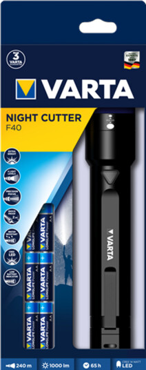 VARTA Night Cutter F40 With 6 x AA