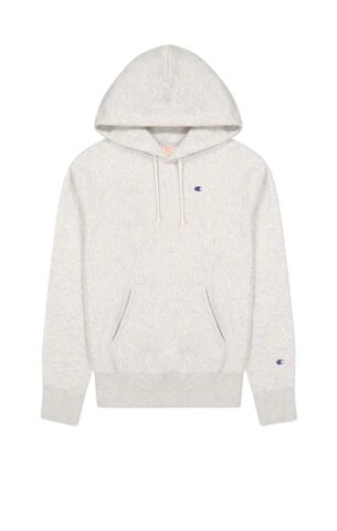 Champion Hooded Sweatshirt - Light Grey XS