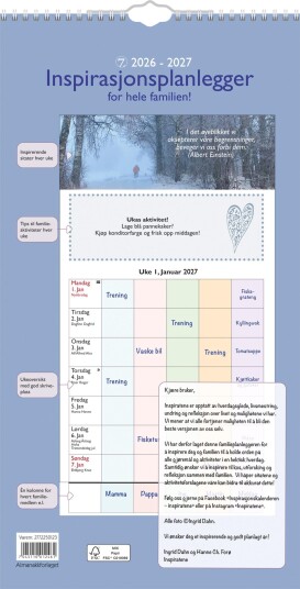 7.Sans Inspirasjon Familieplanlegger 26/27