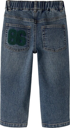 Name It Jeans NmmBen Medium+ Blue Denim/Trykk/Pause Name It 3 år (98) Jeans Blå Grønn