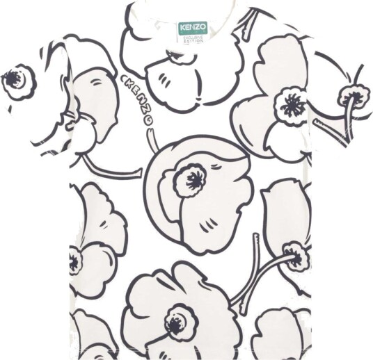 Kenzo T skjorte Eksklusiv utgave Krem/Svart m. Blomster Kenzo 8 år 128 T skjorte Hvit Kenzo T skjorte Eksklusiv utgave Krem/Svart m. Blomster Kenzo 8 år 128 T skjorte Hvit