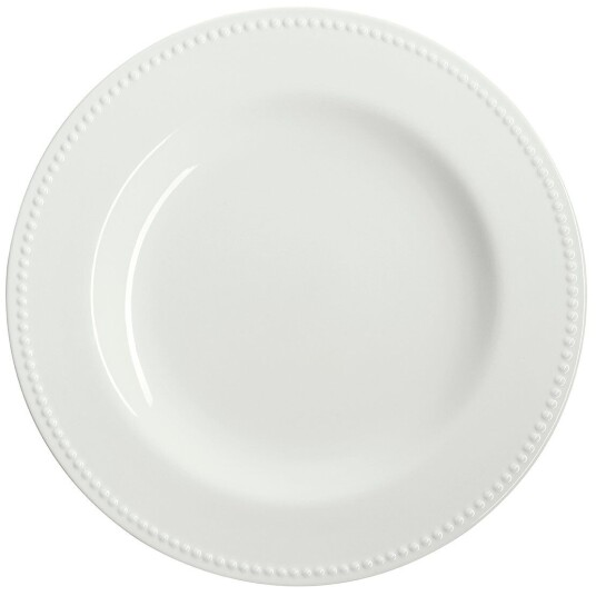 Scandi Living Dots serveringsfat 32 cm hvitt