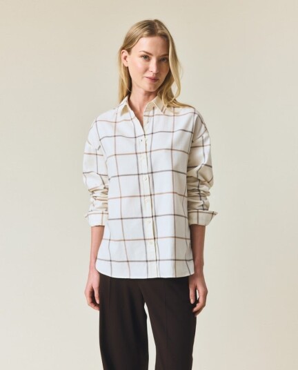 Lexington Clothing | Casual Organic Cotton Check Flannel Shirt | XL
