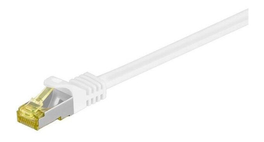 Goobay Cat7 S/FTP Nettverkskabel 0,5 m Hvit