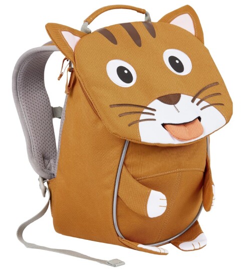 Affenzahn Little friends - barns ryggsekk: katt, brun