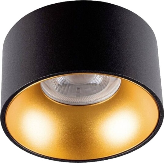 Kanlux Mini Riti Gu10 B/G 27575 Innfelt Spot Svart Gull Kanlux Mini Riti Gu10 B/G 27575 Innfelt Spot Svart Gull