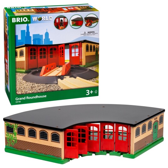 Brio Lokstall 5 Dører Brio Treleketøy 033736 Brio Lokstall 5 Dører Brio Treleketøy 033736