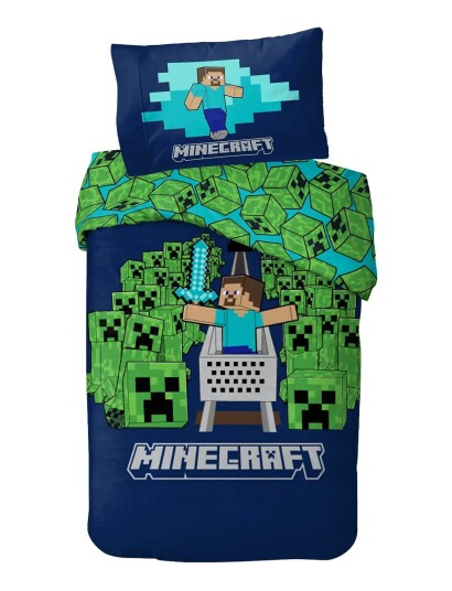 Minecraft Bed Linen Minecraft Game Over Creepers 140x200 60x63 Cm Navy 140x20060x63cm Minecraft Bed Linen Minecraft Game Over Creepers 140x200 60x63 Cm Navy 140x20060x63cm
