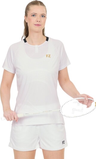 FZ FORZA Azora Badminton T skjorte Dame Hvit M