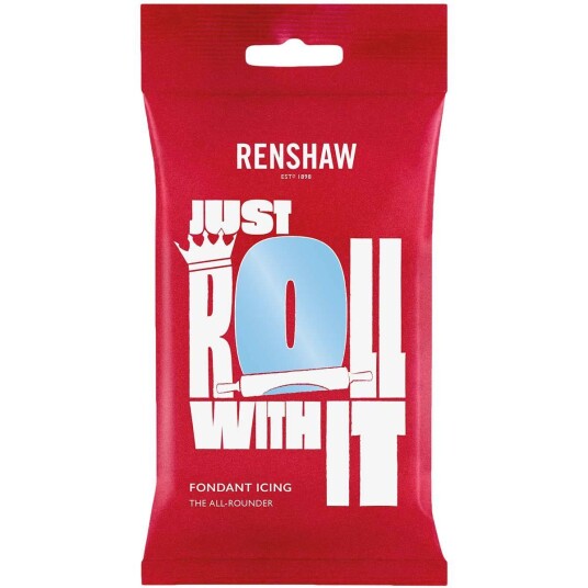 Babyblå Fondant Fra Renshaw 250g Babyblå Fondant Fra Renshaw 250g