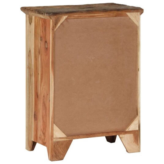 Skjenk 55x33x75 cm gjenvunnet heltre og heltre akasie Skjenk 55x33x75 cm gjenvunnet heltre og heltre akasie