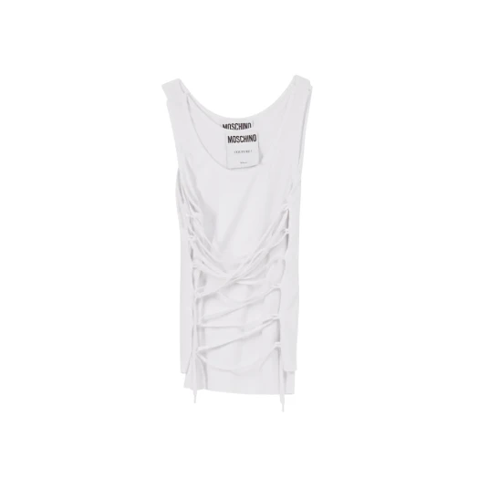 Moschino Dame Topper Hvit S Moschino Dame Topper Hvit S