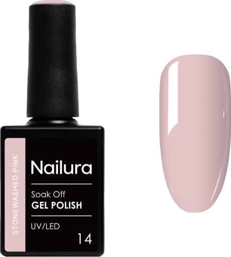 Nailura Gelpolish 14 – Stonewashed Pink – 10 ml