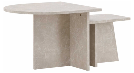 Venture Design Sala sofabord Beige 40-60 x 40-60 cm Beige Venture Design Sala sofabord Beige 40-60 x 40-60 cm Beige