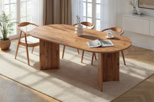 Dano Spisebord Oval 200 cm - Natur Dano Spisebord Oval 200 cm - Natur