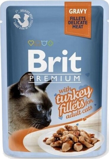 Brit Care Kalkun I Saus 85 G Brit Care Kalkun I Saus 85 G