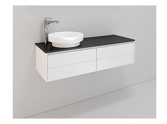 Noro Lifestyle 1200 møbelpakke 1200 mm Peak servant venstre Hvit Matt