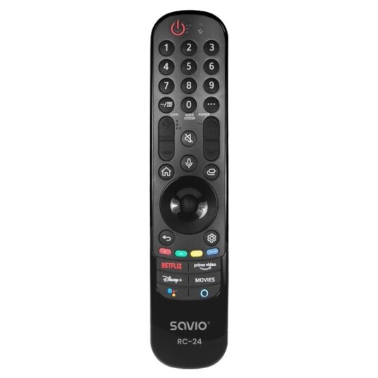 Savio RC 24 Tv Universell Ir Kabelfri Trykknapper Sort