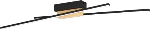 Eglo Panagria Ceiling 2L Svart/Tre Fsc Eglo Panagria Ceiling 2L Svart/Tre Fsc
