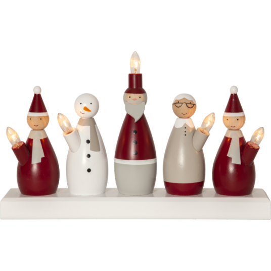 Star Trading Santa family Lysestake