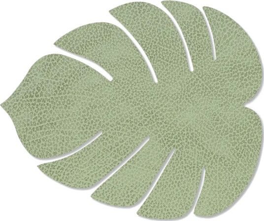 LIND DNA Monstera Leaf Hippo spisebrikke S Olivgrønn
