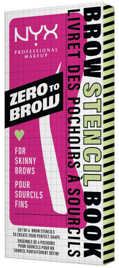 NYX Professional Makeup Zero To Brow Stencil Skinny Brows