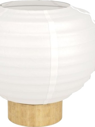 Eglo Summerhill Bordlampe Med Hvit Papirsjerm Og Fsc Godkjente Tre Detaljer Eglo Summerhill Bordlampe Med Hvit Papirsjerm Og Fsc Godkjente Tre Detaljer