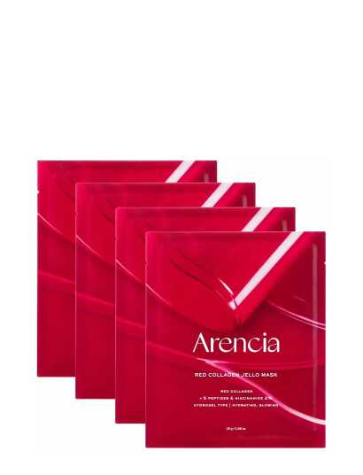 Arencia Arencia Red Collagen Jello Mask 4 Pcs. Nude 4 PCS
