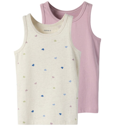 Name It Nmftank Top 2P Peyote Hearts Noos Cream 86
