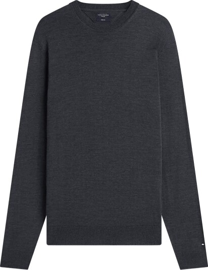 Tommy Hilfiger Ny Merino Crewneck Sweater Grey S Tommy Hilfiger Ny Merino Crewneck Sweater Grey S