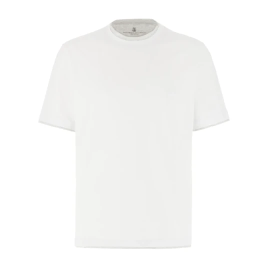 Brunello Cucinelli, Herre, Topper, Hvit, S,