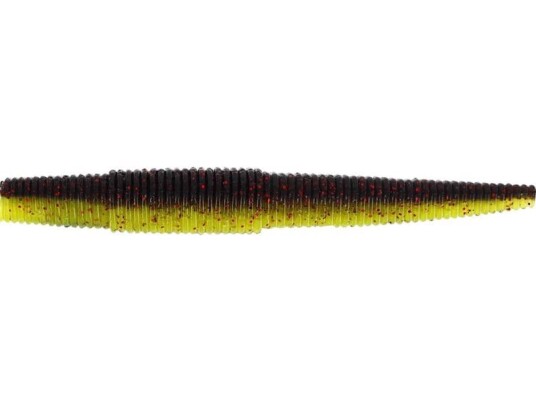 Westin NED WORM 9CM 5G BLACK/CHARTREUSE6PCS Westin NED WORM 9CM 5G BLACK/CHARTREUSE6PCS