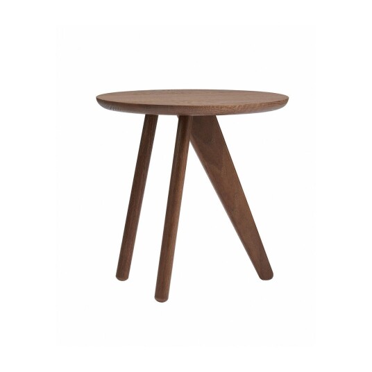 NORR11 Fino sidebord Ø 40 cm Dark smoked oak NORR11 Fino sidebord Ø 40 cm Dark smoked oak