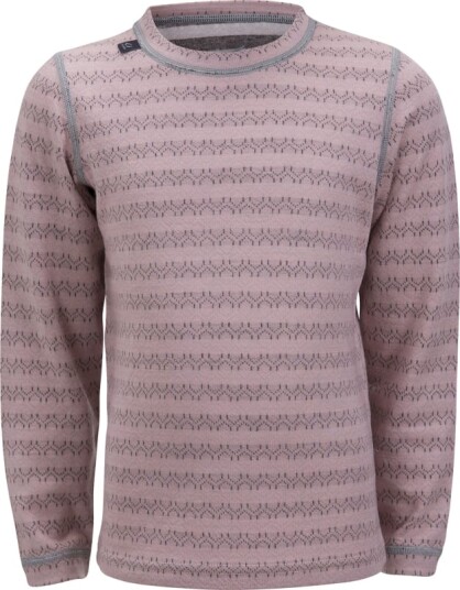 Ulvang Juniors' 50Fifty 3.0 Round Neck 16, Sweet Pink Mix