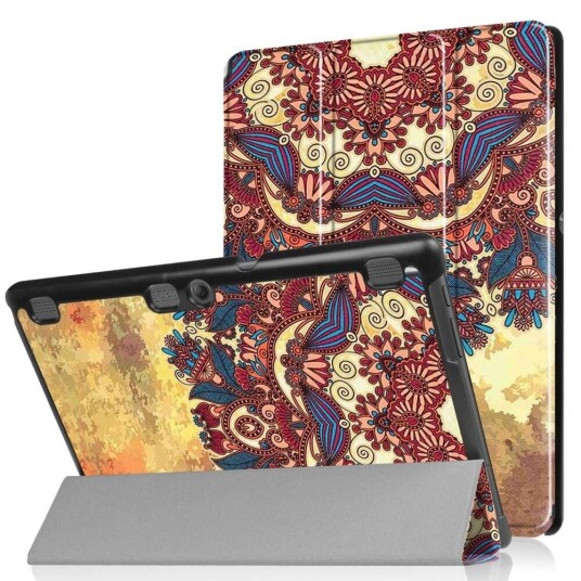 INCOVER Lenovo Tab 10 (TB-X103F) Deksel - Tri-Fold Skinndeksel "Indiansk Drømmefanger" Lysebrun