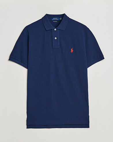 Polo Ralph Lauren Custom Slim Fit Polo Newport Navy