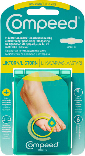 Compeed Moisturising Liktorn 1 Pakker Compeed Moisturising Liktorn 1 Pakker
