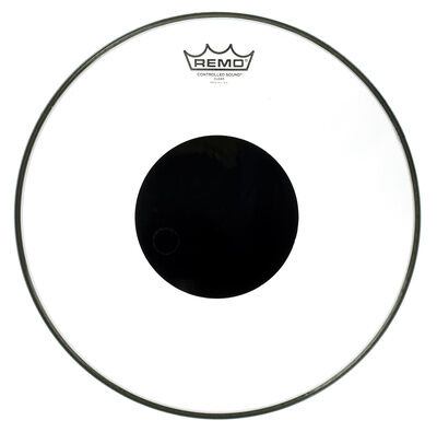 Remo 14"" CS Clear mit Svart Dot