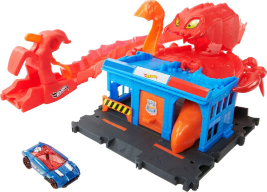 Hot Wheels City Nemesis Lab Scorpion Flex Attack